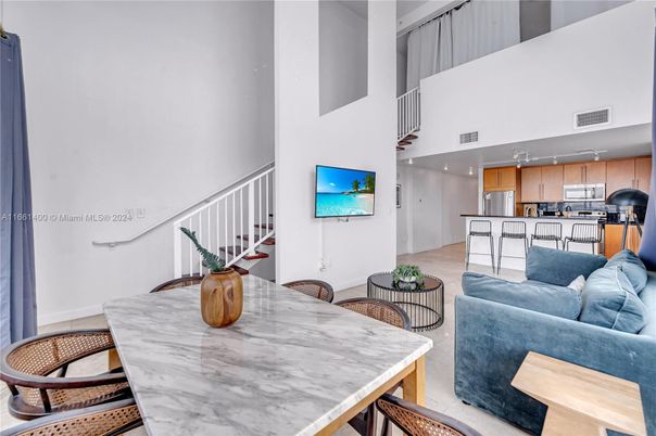 Dining room, Interior, Kitchen, Living room