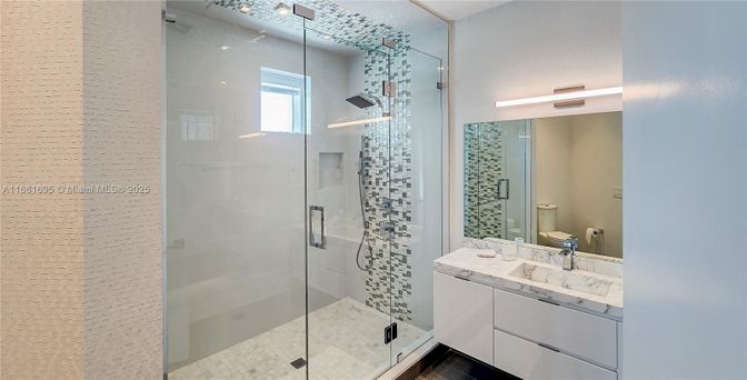 Bathroom, Glass Shower, Interior