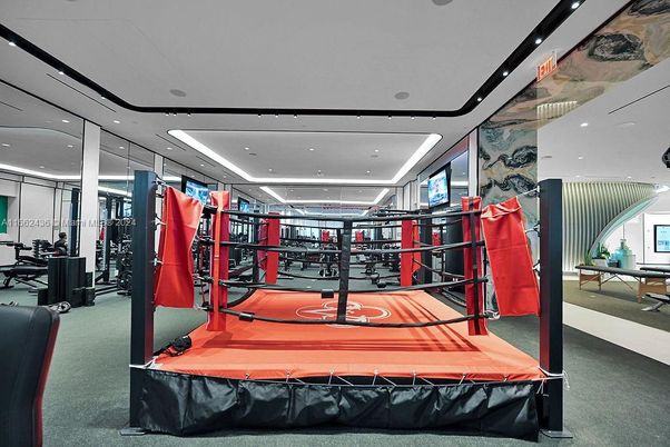 Fitness Equipment, Gym, Interior, Recessed Lighting