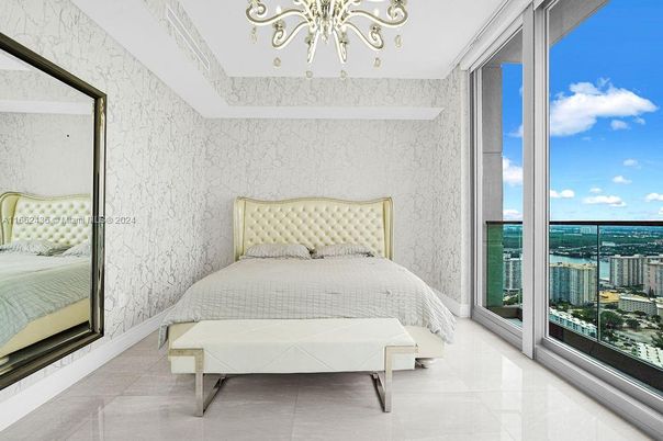 Bedroom, Chandelier, Interior, Water
