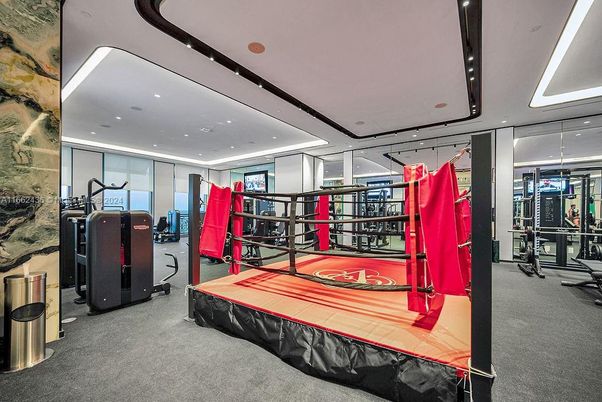 Fitness Equipment, Gym, Interior, Recessed Lighting