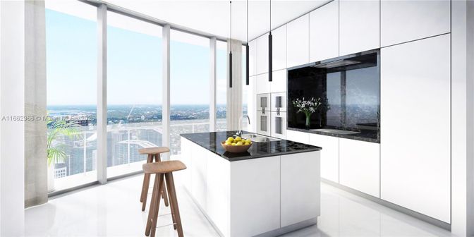 Interior, Kitchen, Pendant Lights, Water