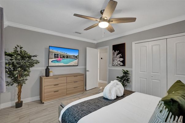 Bedroom, Interior, Wood Texture Flooring