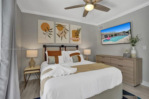 Bedroom, Interior, Wood Texture Flooring