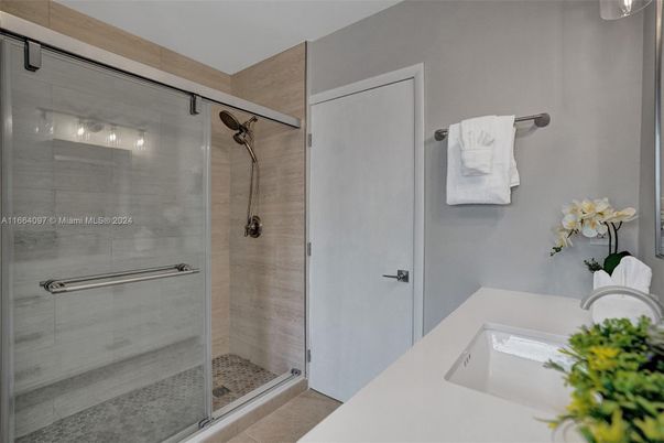 Bathroom, Glass Shower, Interior