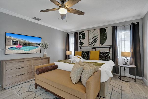 Bedroom, Interior, Wood Texture Flooring