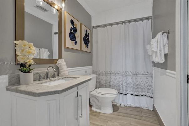 Bathroom, Interior, Wood Texture Flooring