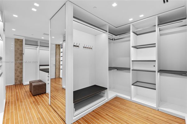 Interior, Recessed Lighting, Walk-in Closets, Wood Texture Flooring