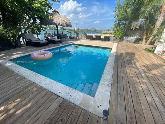 Exterior, Pool, Wood Texture Flooring