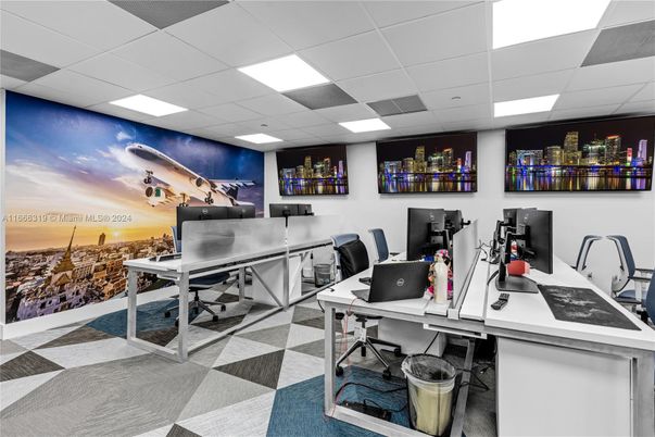 Home Office, Interior, Recessed Lighting
