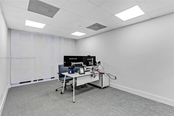Home Office, Interior, Recessed Lighting