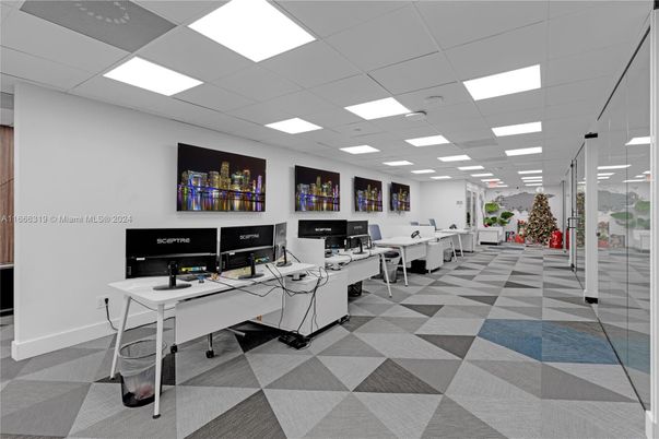 Home Office, Interior, Recessed Lighting