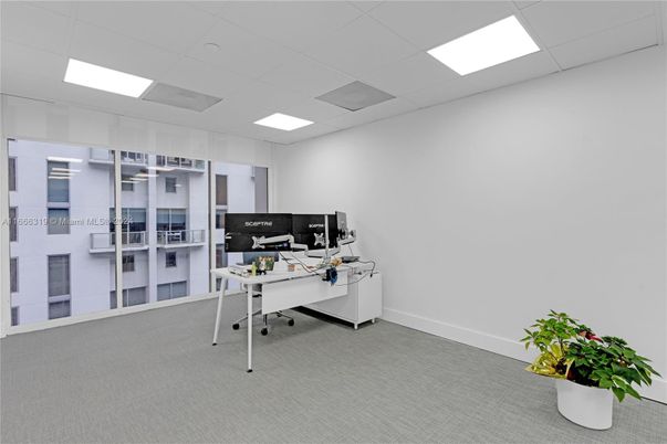 Home Office, Interior, Recessed Lighting