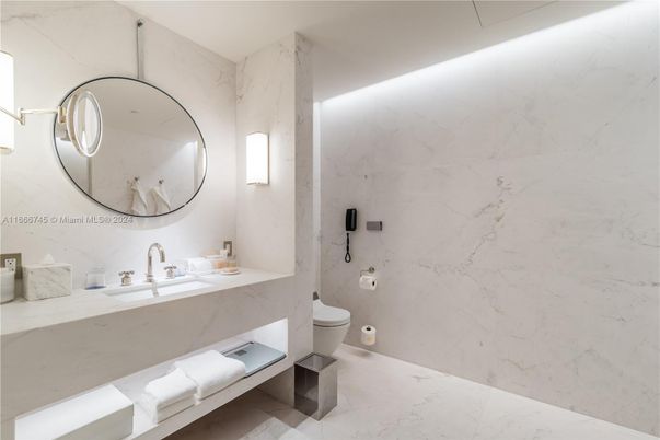 Bathroom, Interior, Marble Walls