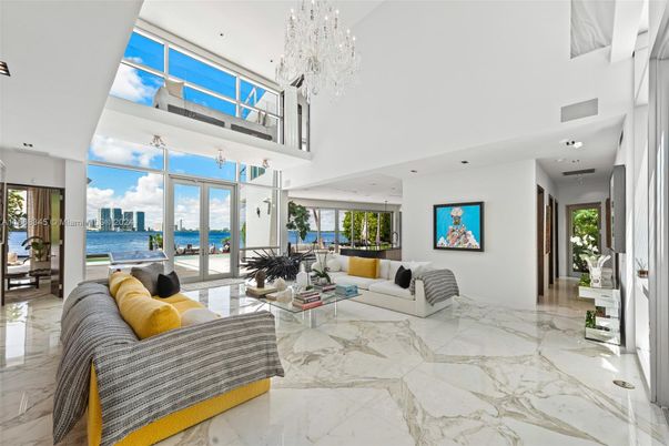 Chandelier, Interior, Living room, Marble, Recessed Lighting, Water