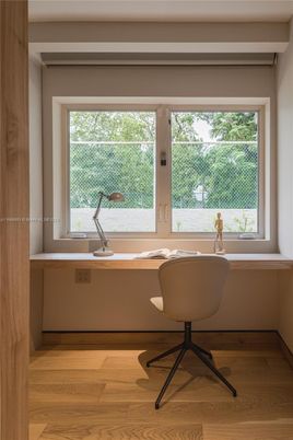 Home Office, Interior, Wood Texture Flooring