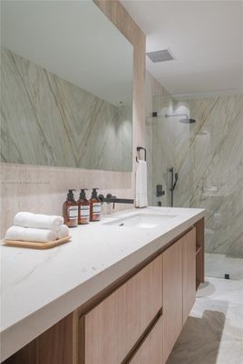 Bathroom, Dual Sink Vanities, Interior, Marble, Marble Walls