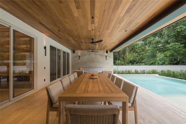 Exterior, Pool, Wooden Ceilings