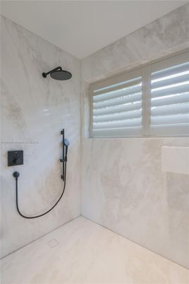 Bathroom, Glass Shower, Interior, Marble Walls