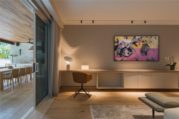 Home Office, Interior, Wood Texture Flooring