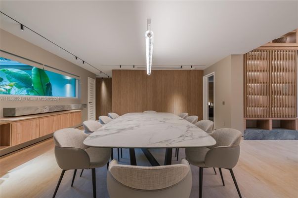 Dining room, Interior, Wood Texture Flooring