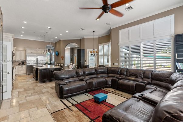 Interior, Kitchen, Living room, Pendant Lights, Recessed Lighting