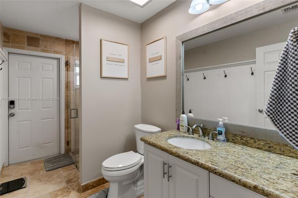 Bathroom, Dual Sink Vanities, Glass Shower, Interior
