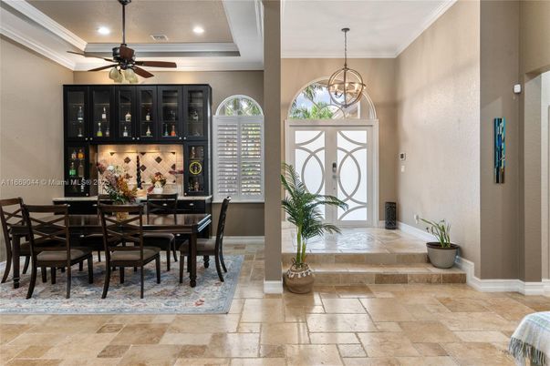 Chandelier, Dining room, Interior, Recessed Lighting