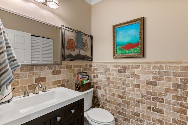 Bathroom, Interior, Stone Walls