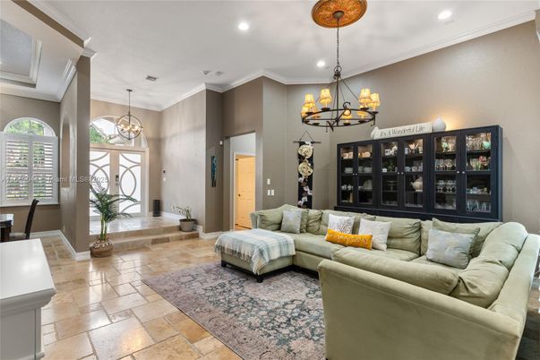 Chandelier, Interior, Living room, Recessed Lighting