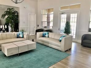 Interior, Living room, Pendant Lights, Wood Texture Flooring