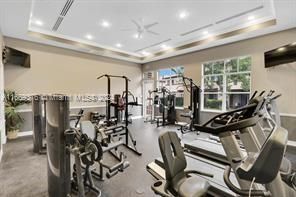 Fitness Equipment, Gym, Interior, Recessed Lighting