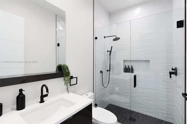 Bathroom, Glass Shower, Interior