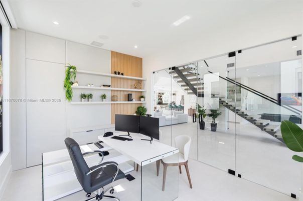 Home Office, Interior, Recessed Lighting