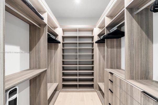 Interior, Recessed Lighting, Walk-in Closets, Wood Texture Flooring