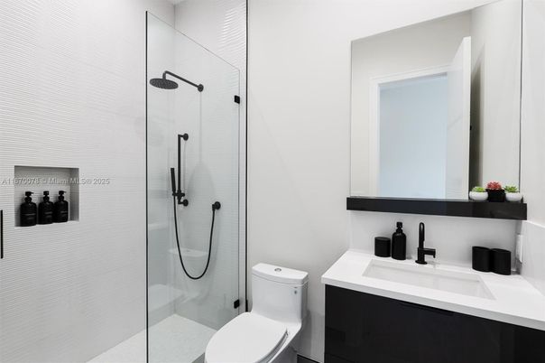 Bathroom, Glass Shower, Interior