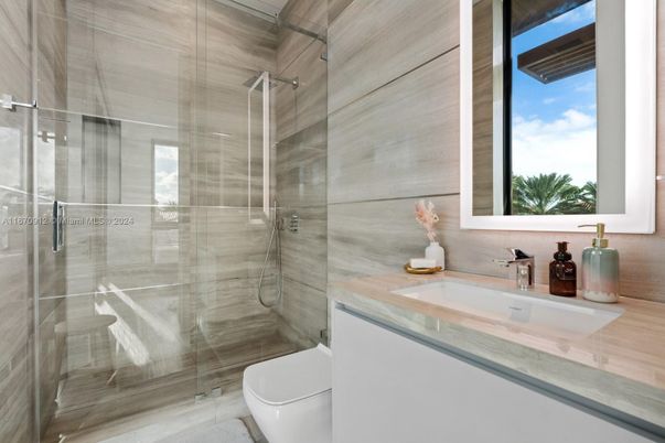 Bathroom, Glass Shower, Interior