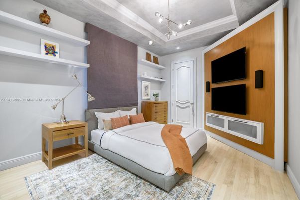 Bedroom, Interior, Wood Texture Flooring