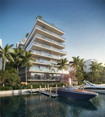 Exterior, Facade, Lake, Condo Building