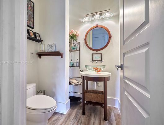 Bathroom, Interior, Wood Texture Flooring