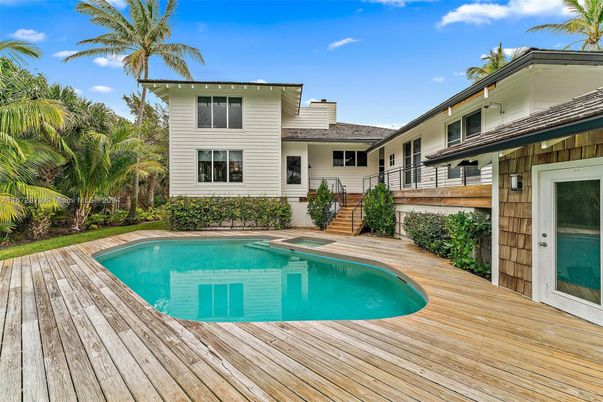 Exterior, Pool, Wood Texture Flooring