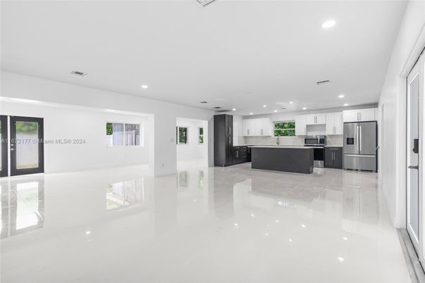 Interior, Kitchen, Recessed Lighting, Stainless Steel Appliances