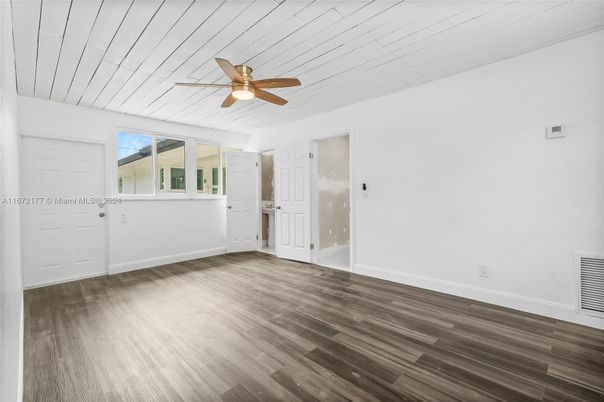 Empty room, Interior, Wood Texture Flooring