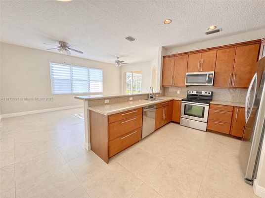 Interior, Kitchen, Recessed Lighting, Stainless Steel Appliances