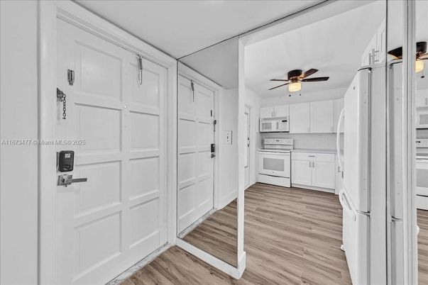 Interior, Kitchen, Wood Texture Flooring