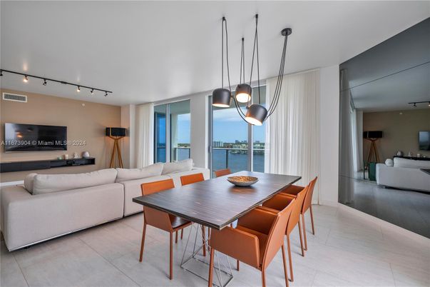 Dining room, Interior, Living room, Pendant Lights, Water