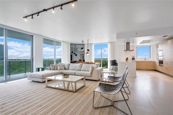 Interior, Kitchen, Living room, Pendant Lights, Stainless Steel Appliances
