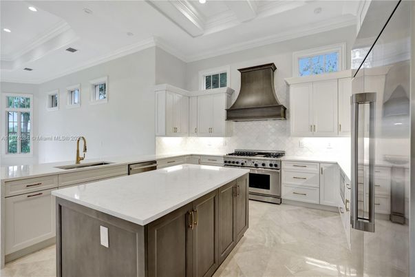 Interior, Kitchen, Recessed Lighting, Stainless Steel Appliances