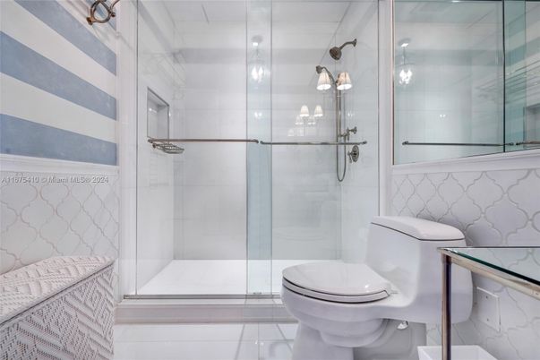 Bathroom, Glass Shower, Interior