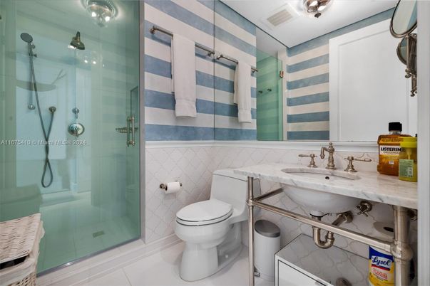 Bathroom, Glass Shower, Interior